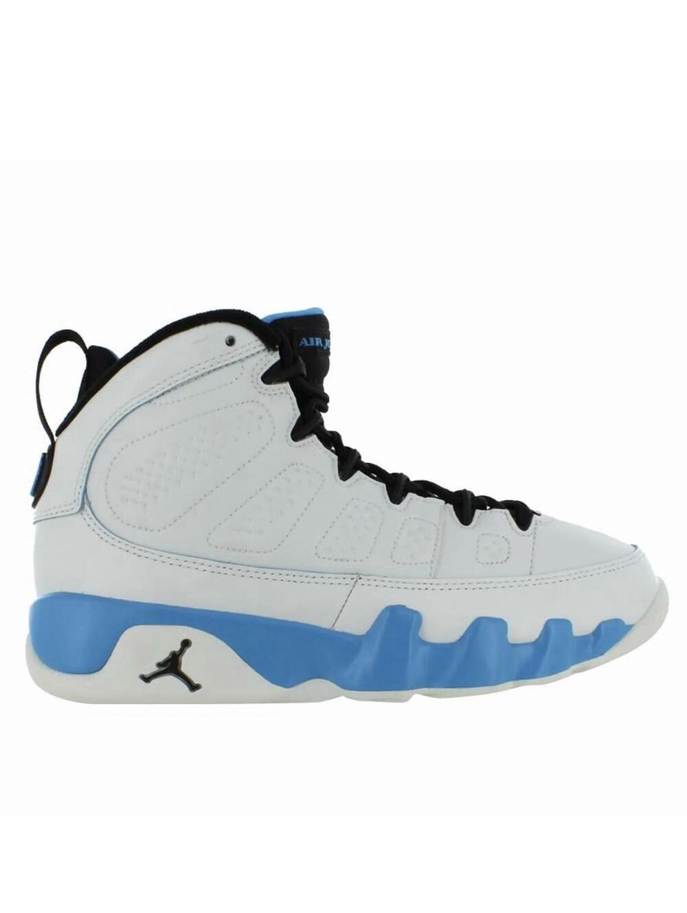 Air Jordan 9 Retro Powder Blue Authentic Big Kids Basketball Sneakers Size 3.5Y